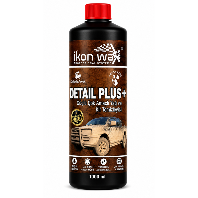 İKONWAX Detail Plus Güçlü Yağ ve Kir Temizleyici 1000 ML