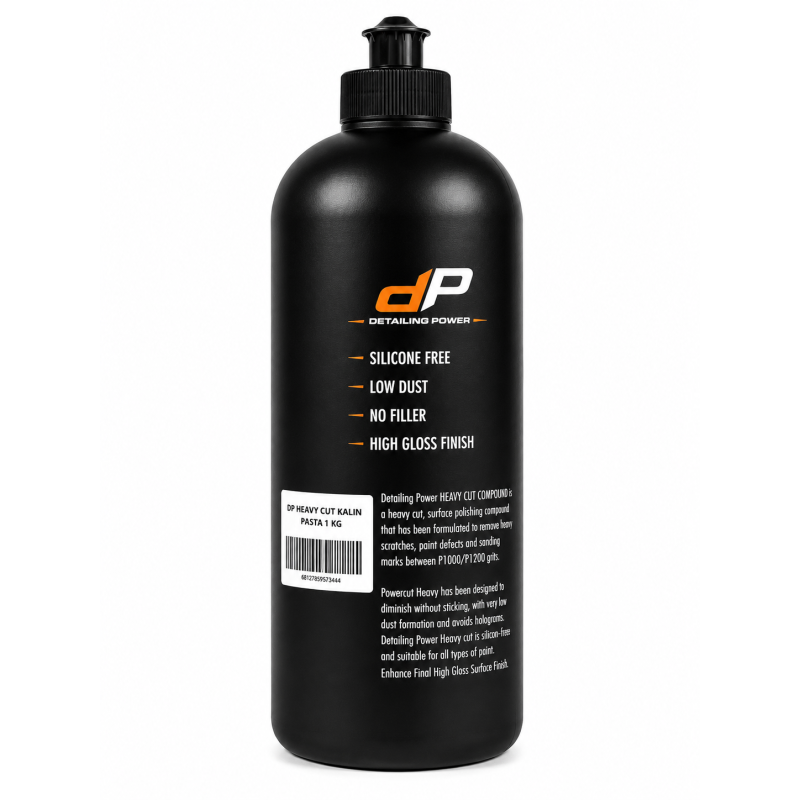 DP Powercut Heavy Compound 1 Kg Kalın Pasta  Ağır Çizik Giderici Profesyonel Polisaj Pastası