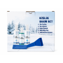 Kışlık Araç Bakım Seti Buz Çözücü, Buğu Önleyici, Oto Parfüm, Mikrofiber Bez ve Buz Kazıyıcı